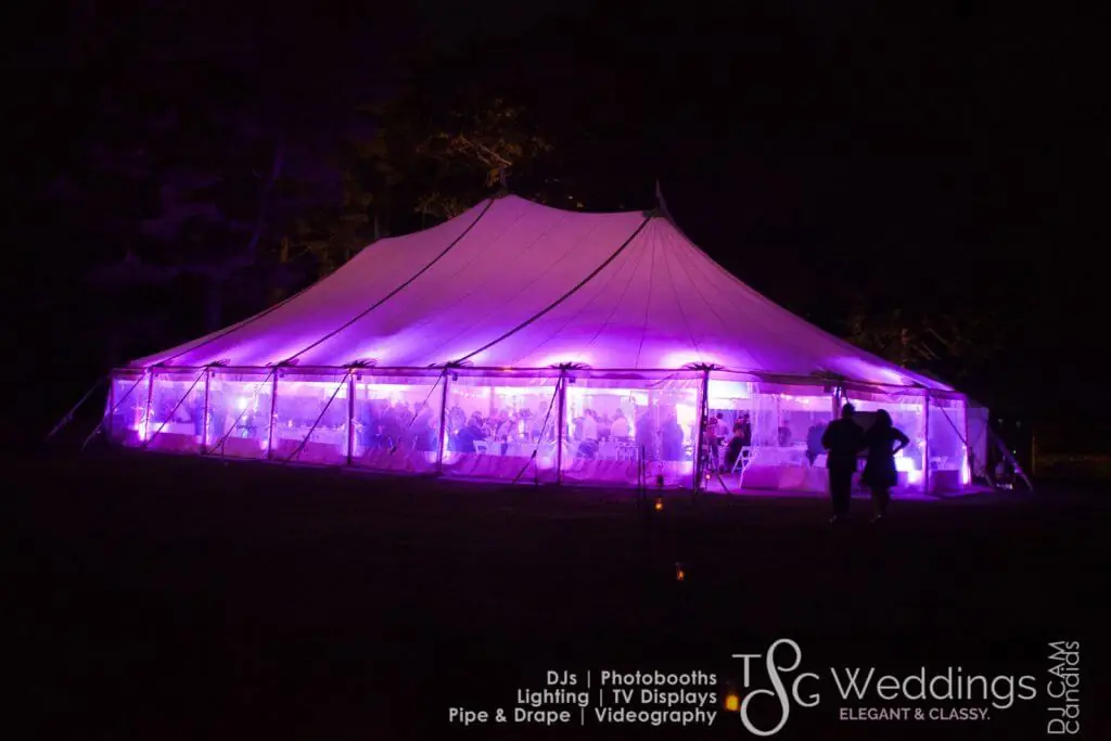 Wedding celebration and lighting at Moraine Farm - Beverly, gallery photo 9