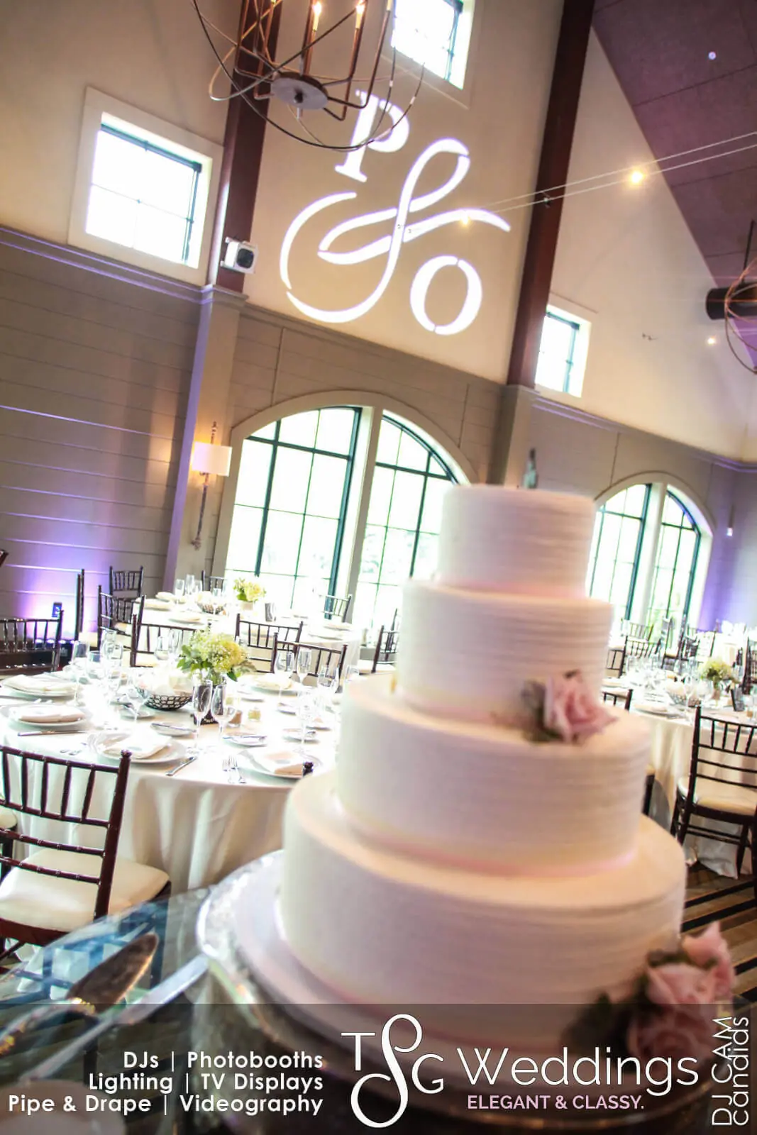Wedding celebration and lighting at LaBelle Winery, gallery photo 4