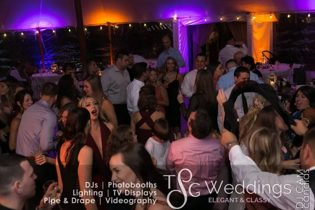 Wedding celebration and lighting at Willowdale Estate, gallery photo 27