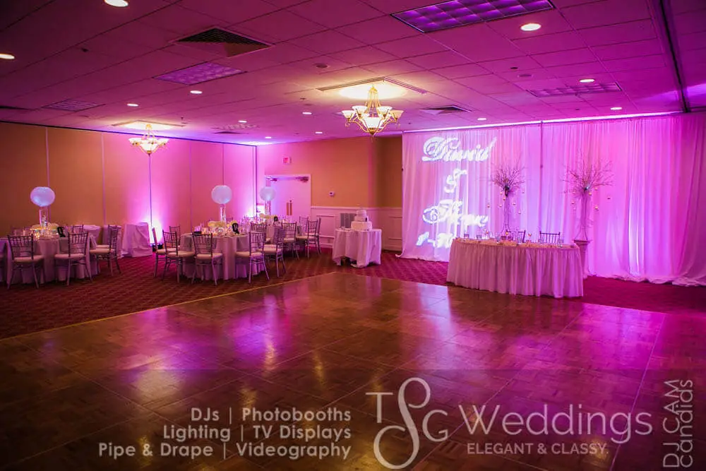 Wedding celebration and lighting at Holiday Inn Peabody, gallery photo 16