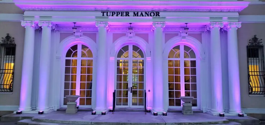 Wedding celebration and lighting at Tupper Manor, gallery photo 8