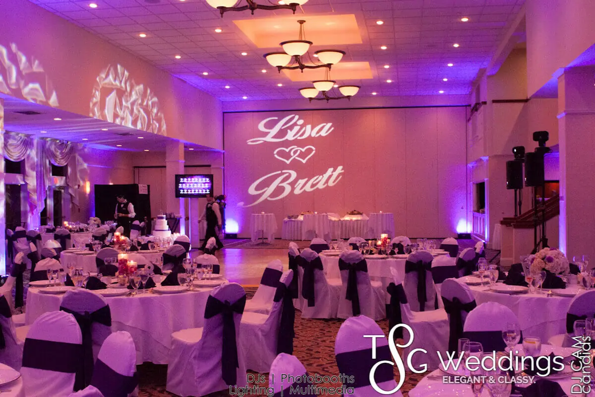 Wedding celebration and lighting at Atkinson Country Club, gallery photo 2