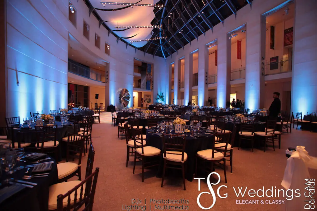Wedding celebration and lighting at Peabody Essex Museum, gallery photo 10