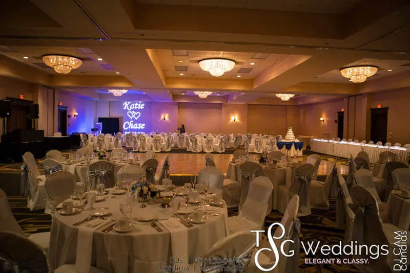 Wedding celebration and lighting at Double Tree Hilton, gallery photo 3