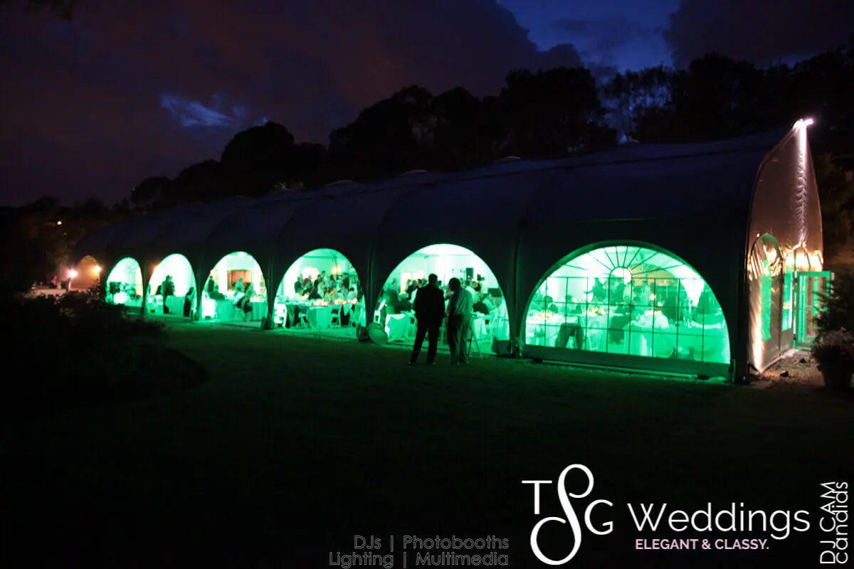 Wedding celebration and lighting at Misselwood At Endicott College, gallery photo 7