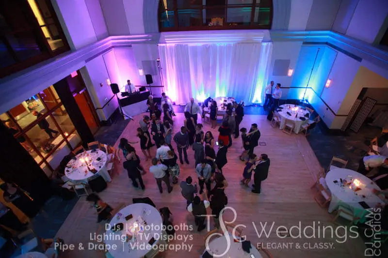 Wedding celebration and lighting at Exchange Conference Center, gallery photo 12