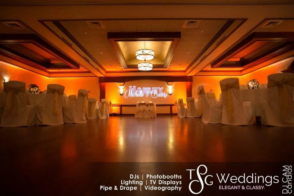 Wedding celebration and lighting at Cafe Escadrille - Burlington, gallery photo 34