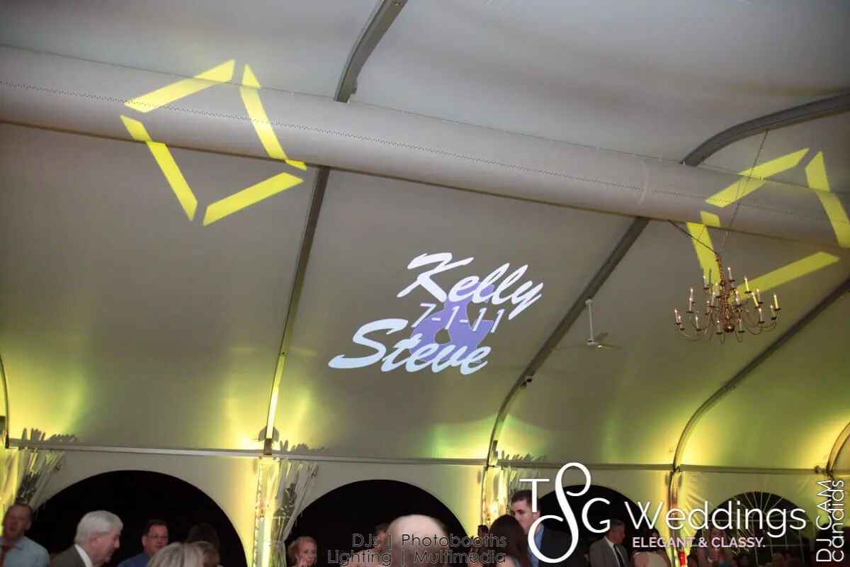 Wedding celebration and lighting at Misselwood At Endicott College, gallery photo 3