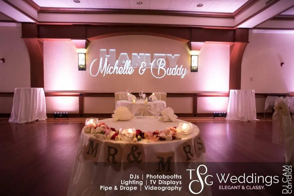 Wedding celebration and lighting at Cafe Escadrille - Burlington, gallery photo 3