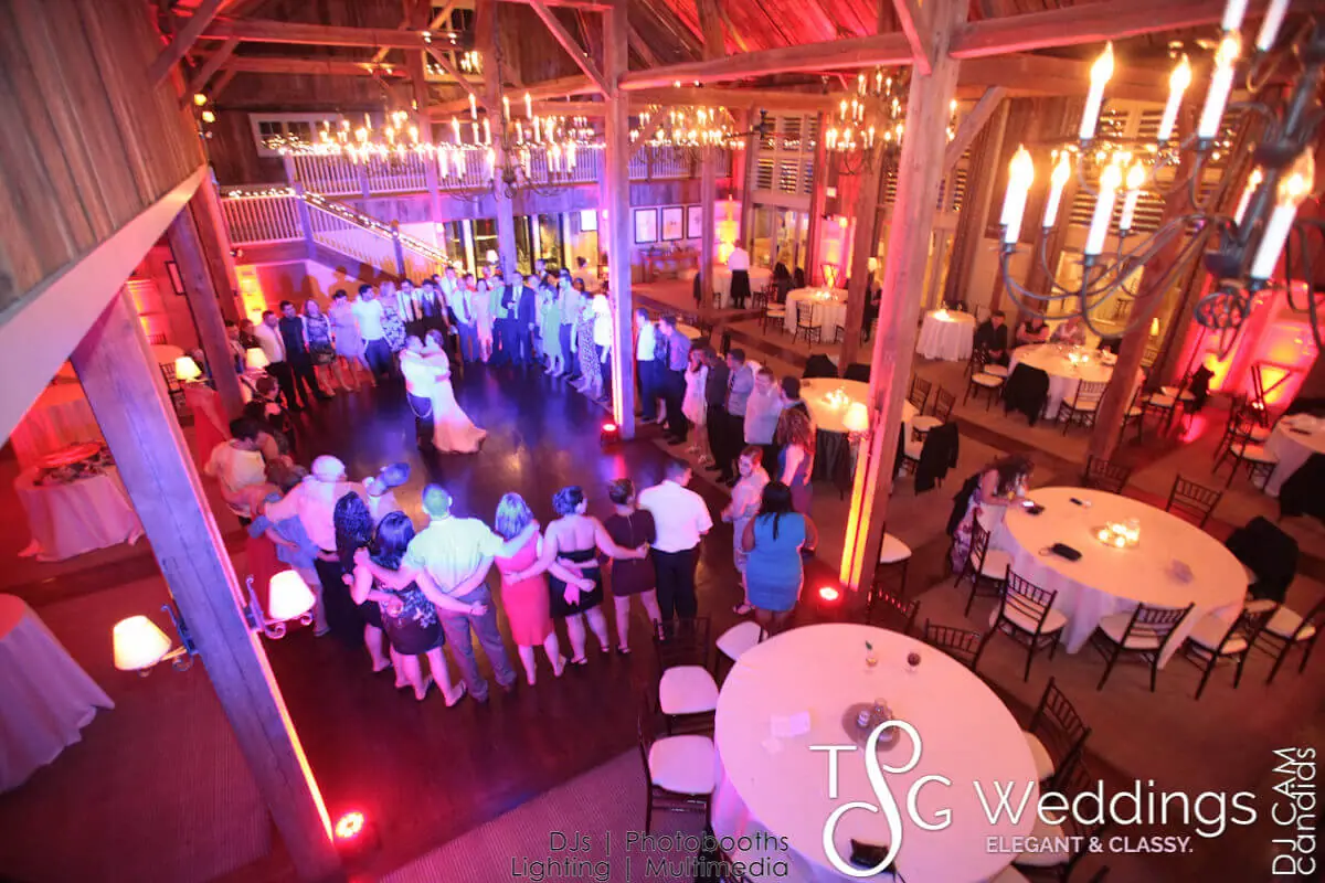 Wedding celebration and lighting at The Barn At Gibbet Hill, gallery photo 4