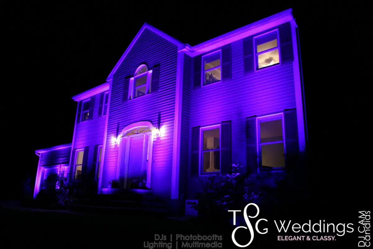 Wedding celebration and lighting at Private Home, gallery photo 2